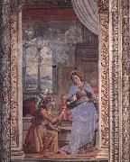 Domenico Ghirlandaio Annunciation oil on canvas